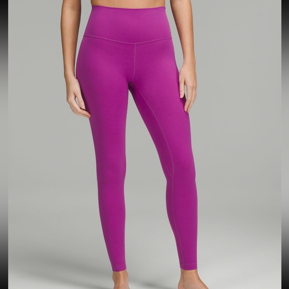 lululemon align leggings size 6 vivid plum 28” EUC - Picture 6 of 7